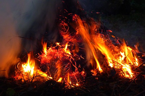 wood slash red fire burning flame bonfire visual hornby