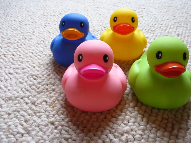 rubber ducks