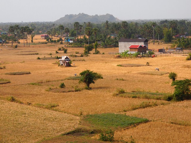 Rural landscape around Phnom Chhnork (Kampot, Cambodia 2012)