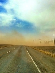 Wind and Sand Storm in Texas