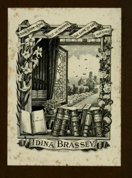 Book label of Idina Brassey