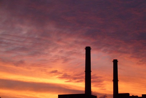 winter sky orange usa newyork yellow clouds industrial purple kodak january rochester 2012 b205