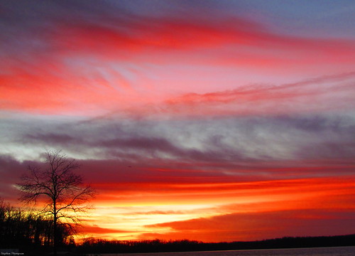 morning sky clouds sunrise kentucky kentuckylake