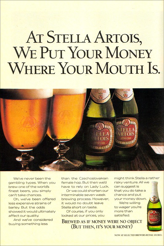 Old Stella Artois ad