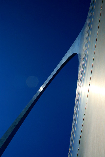 Arch with morning light