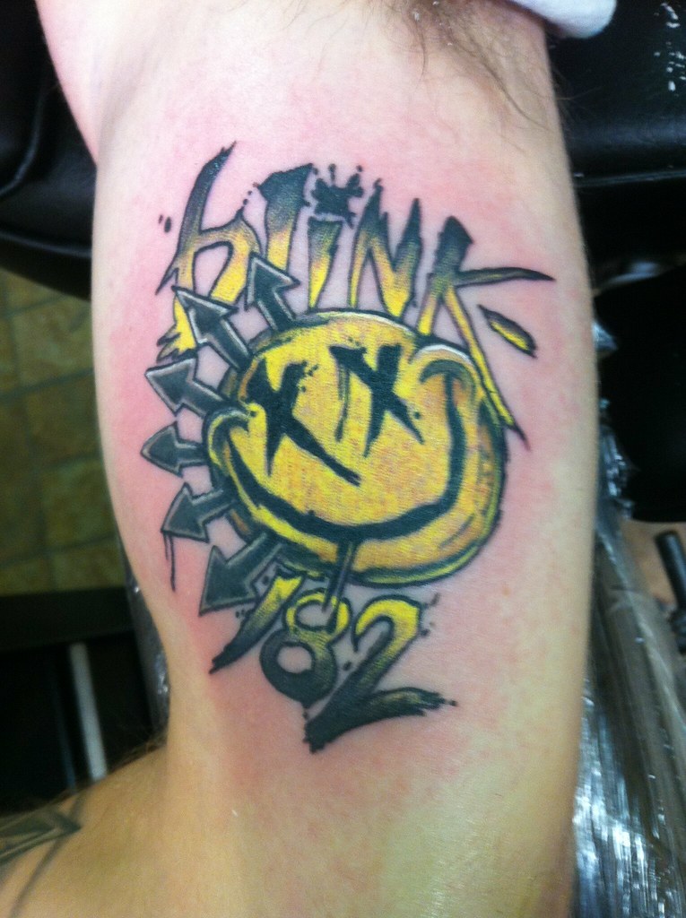 Smiley Blink-182 Style | So our piercer Kelli, has been bugg… | Flickr