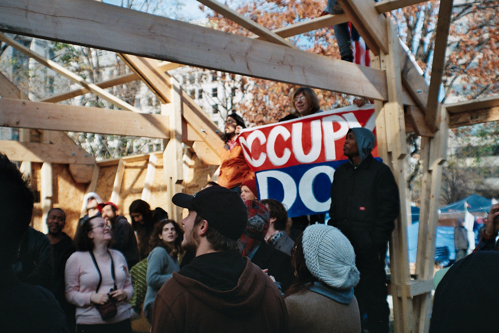 Occupy DC December 4th 2011: McPherson camp
