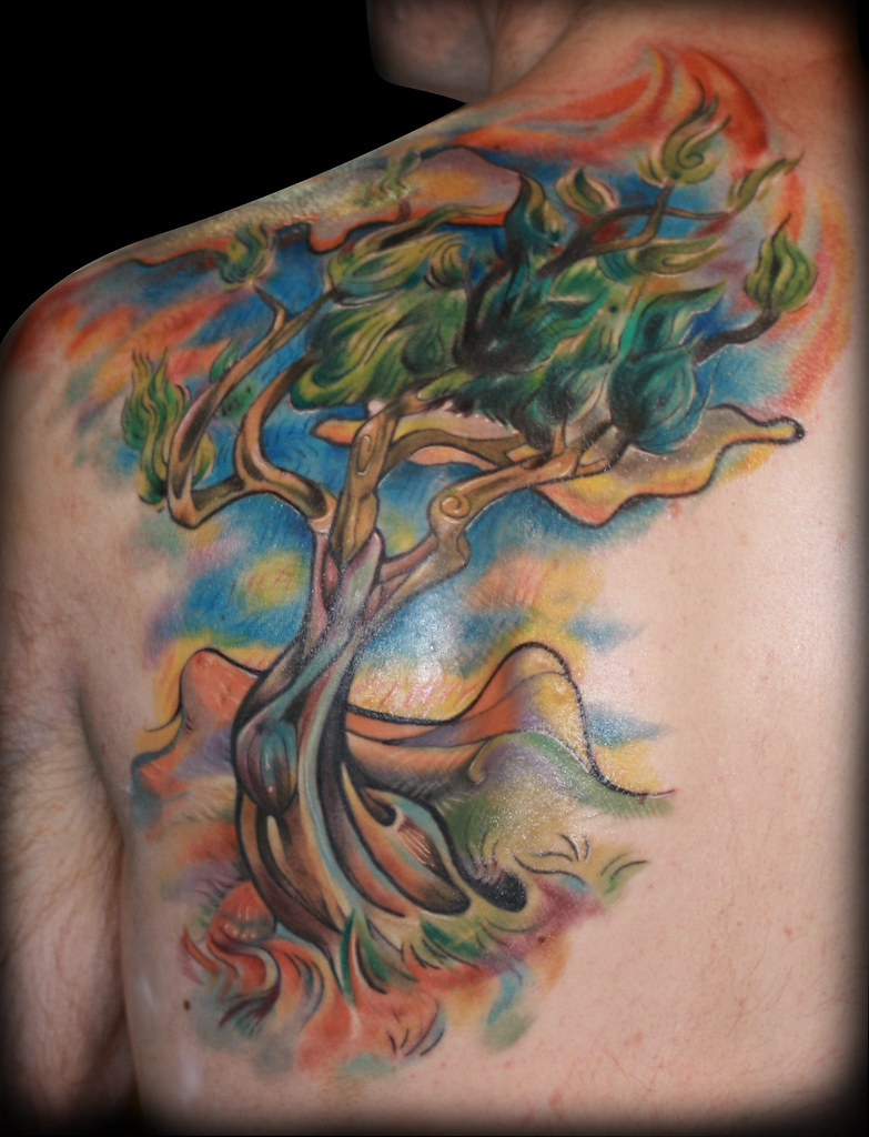 Van Gogh inspired olive tree | He wanted something similar t… | Flickr