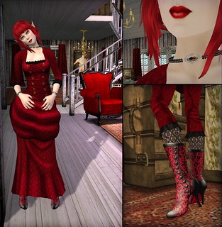 etheria | Dress, necklace, and earrings at the Etheria event… | Flickr