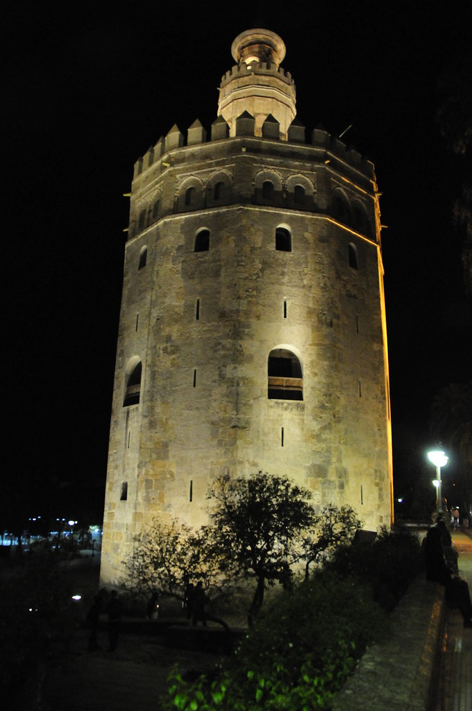 SVL2178 | Torre del Oro by night, Seville, Andalucia, Spain.… | P ...