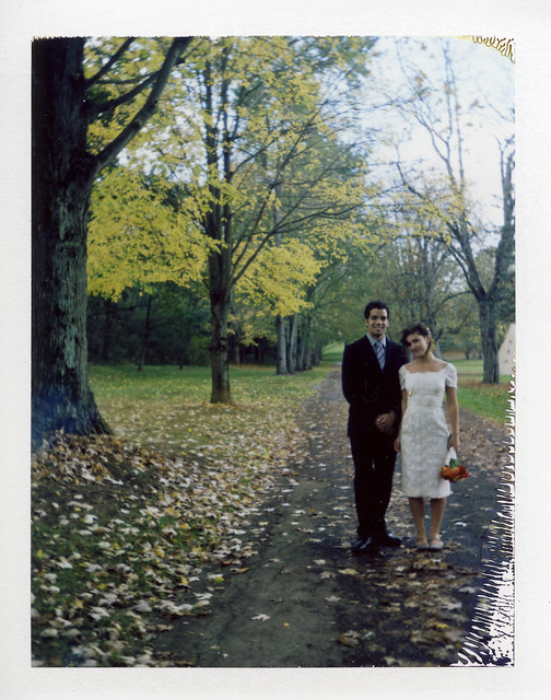 Polaroid 420 at a Wedding