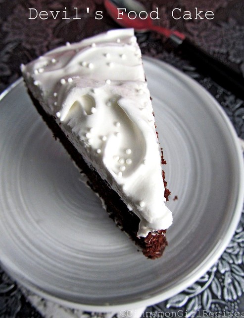 Devil's Food Cake with Marshmallow Frosting