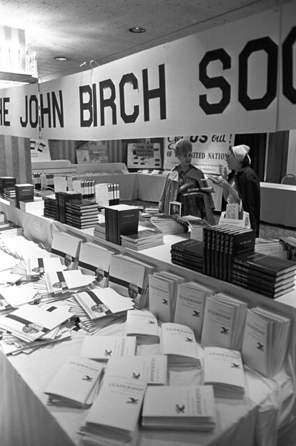 New England Rally for God, Family & Country: John Birch Society exhibit, Statler Hilton Hotel, Park Square