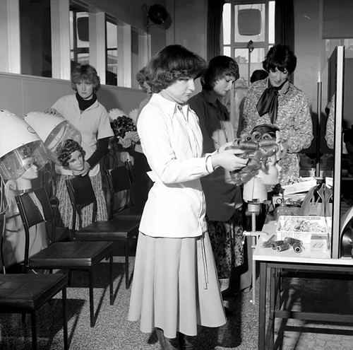Hairdressing students 1973_1