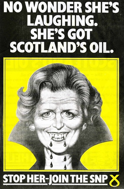 SNP Scotland's Oil campaign leaflet