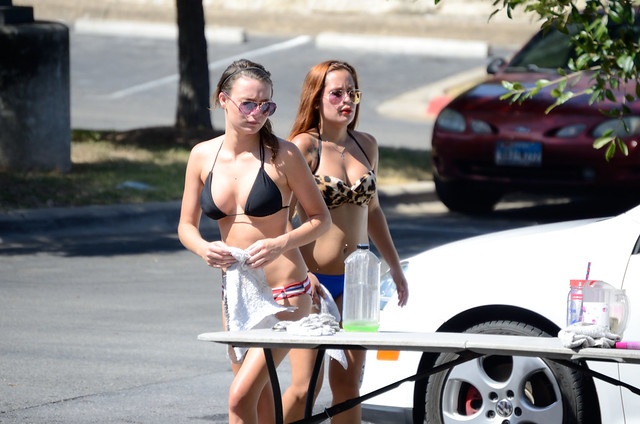 Bikini Carwash at Twin Peaks Austin
