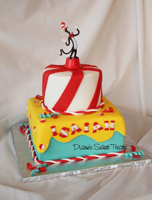 Dr. Seuss cake - 1st birthday