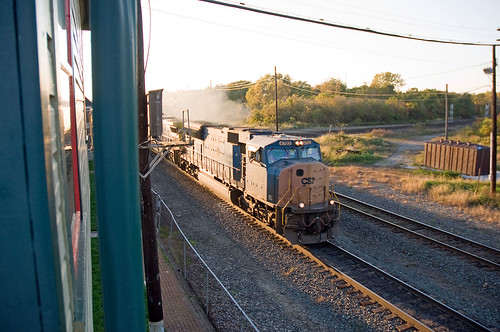 DSC_0121 by dti407, Last light at Marion as viewed from the entrance to the tower.ohio tower marion glint csx 2011 d90 i