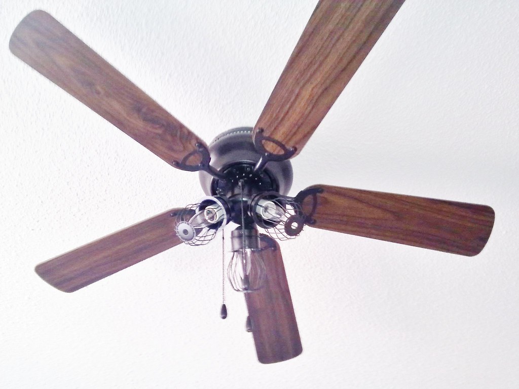 Ceiling Fan Makeover From Brass To Orb Industrial Upstyle