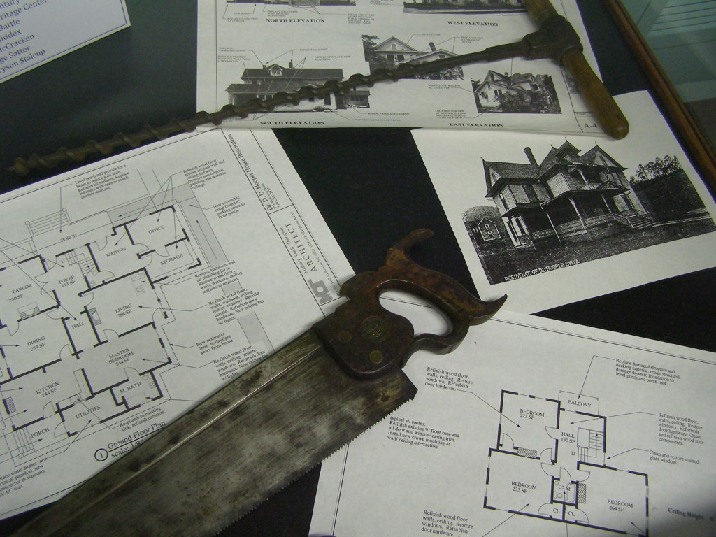 Historic House-Building Tools and Plans