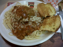 Last meal at Shakey's for the year