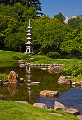 NikkaYuko Garden -- Pagoda Reflected