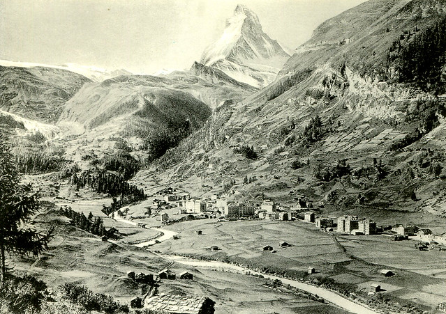 Zermatt around 1900 (Postcard)