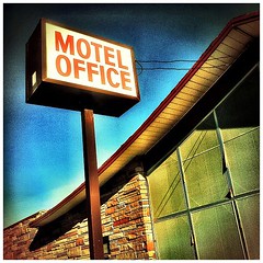 #motel office #sign #signage at Town Center Motel #mountainhome #Idaho