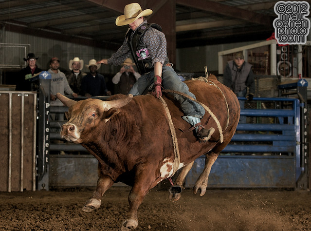 Bull riding at B Bar Arena, Lincoln, CA