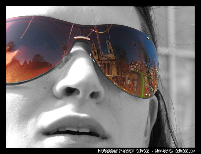 Waterlooplein Sunglasses Reflection, Amsterdam, Netherlands