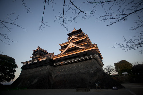 travel castle tourism japan destination chateau japon kumamoto kyushu