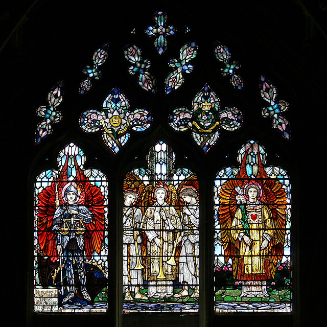 Sat, 05/21/2011 - 14:15 - Baldwin memorial window by Christopher Whall. Worcester Cathedral 21/05/2011.