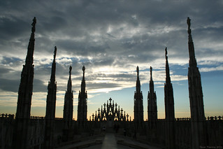 On top of Duomo di Milano