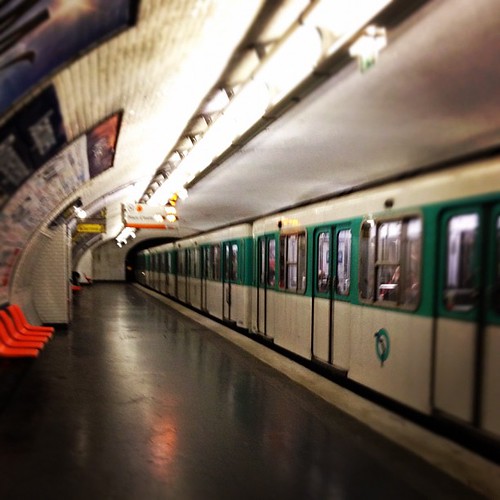 Mtro Jacques Bonsergent #paris #perspective #metro