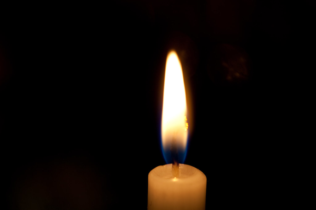 Candle - candle with no additional illumination; the backgro… - Flickr