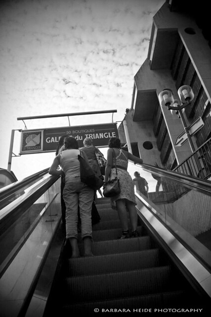 Montpellier escalator