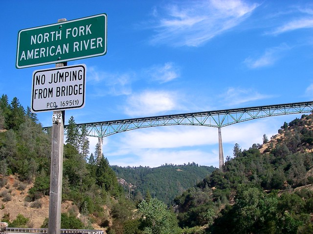 on the way to the American River