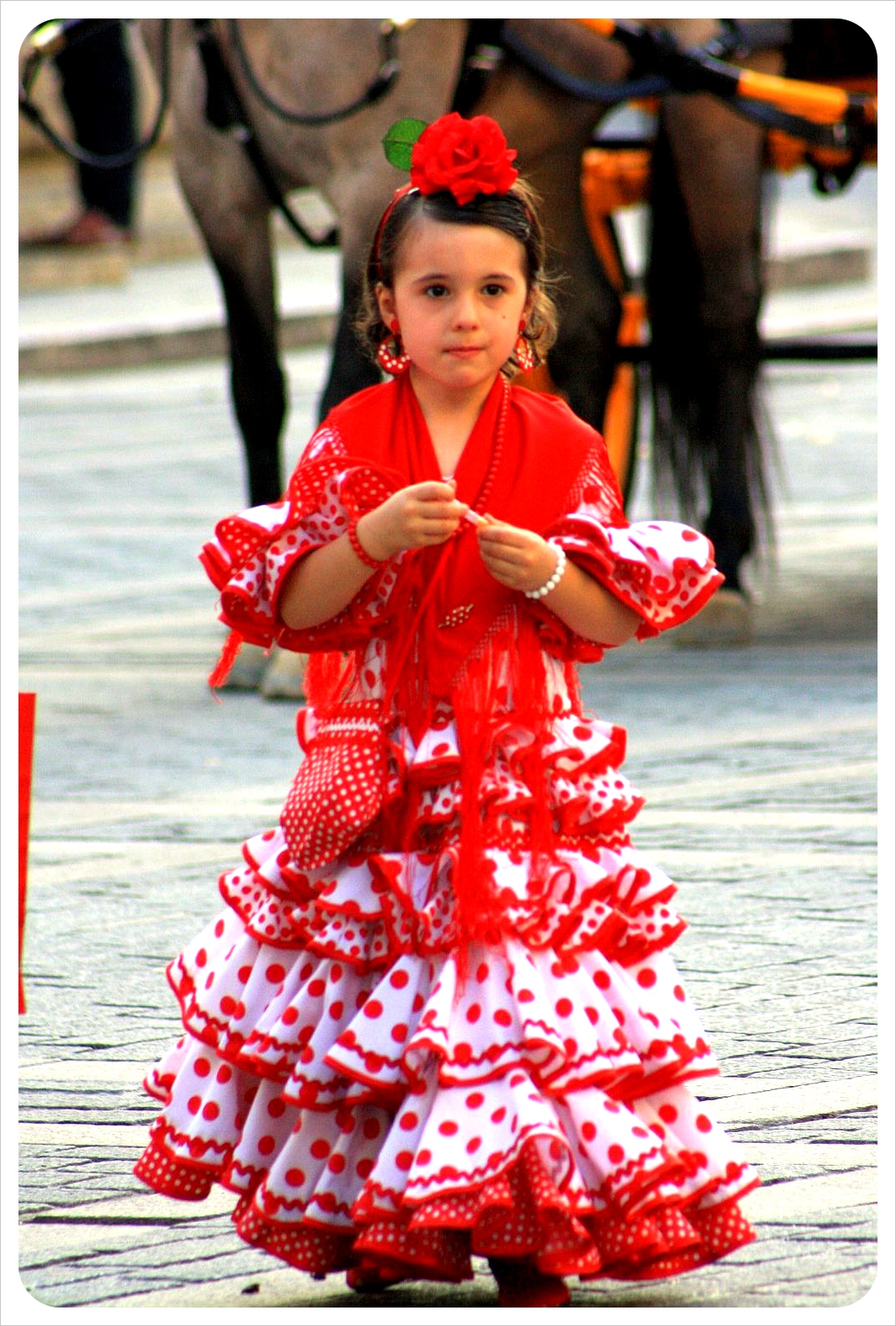 seville flamenco girl