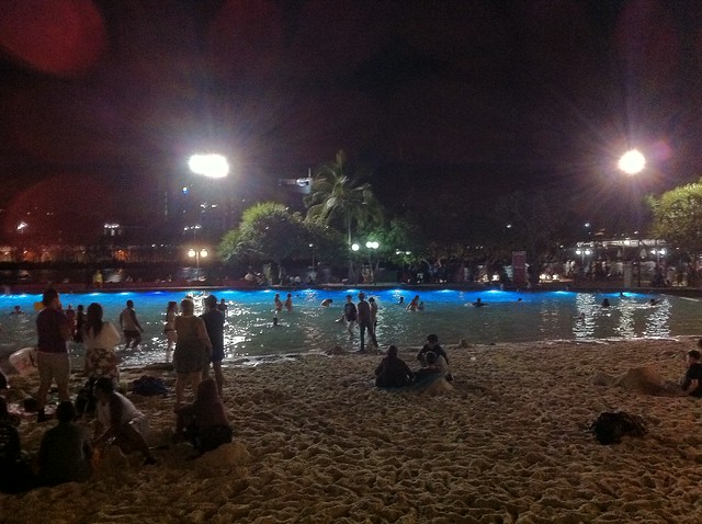 South Bank artificial beach