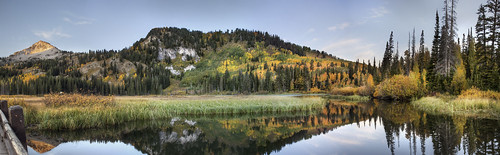 morning trees winter panorama mountains cold reflection fall nature water leaves forest sunrise landscape utah scenery seasons hiking hdr bigcottonwoodcanyon 2011 canonef24105mm14lisusm 5dmarkii 5dmkii