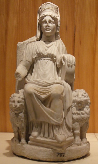 Statuette of Cybele, from Nicaea (Iznik), 2nd century AD, Hellenistic copy, Istanbul Archeology Museum