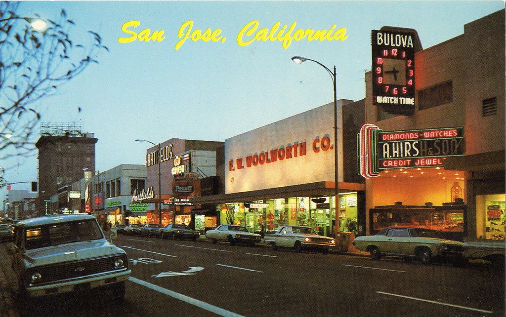 First Street, San Jose CA, 1970s