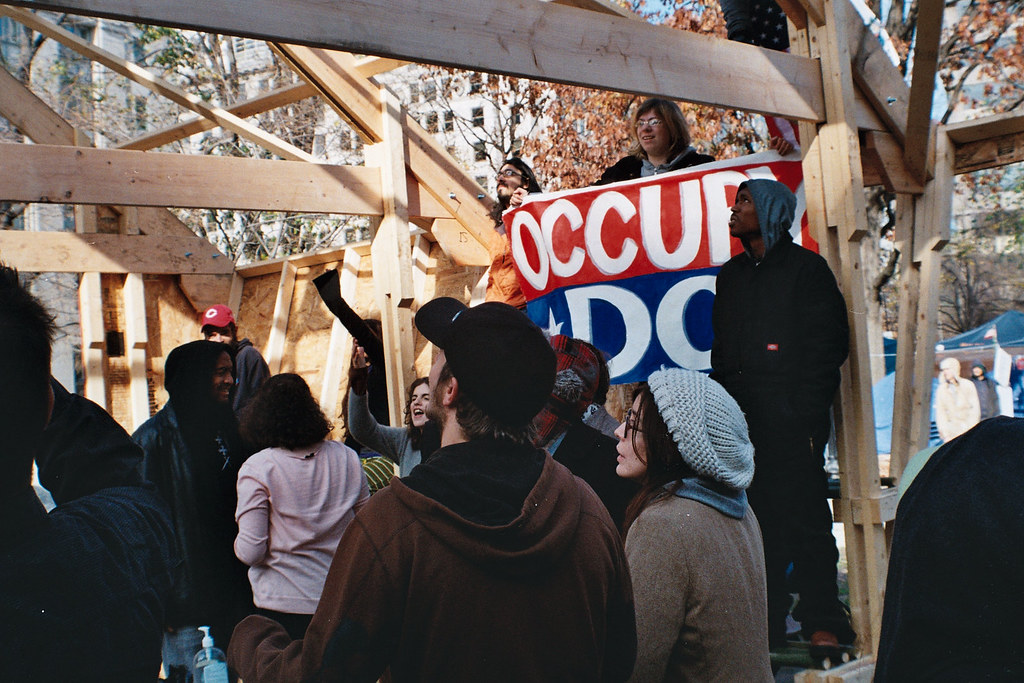 Occupy DC 2011: McPherson square camp.
