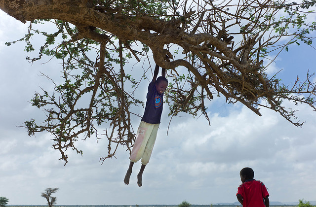 Kids near Mandheera, Somaliland