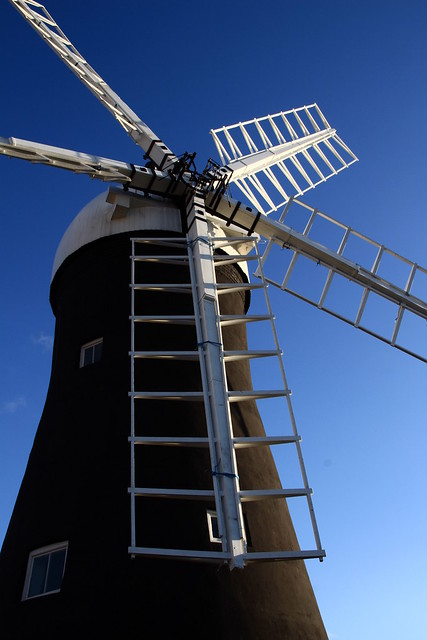 Holgate Windmill - the new sails (4)