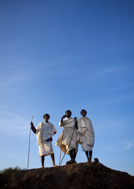 Karrayyu men at Gadaa ceremony - EThiopia