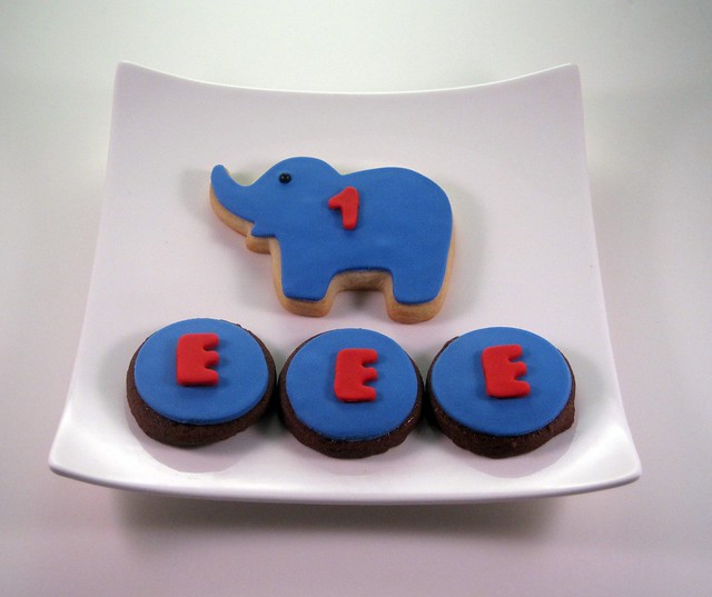Birthday Cookies Elephant 1