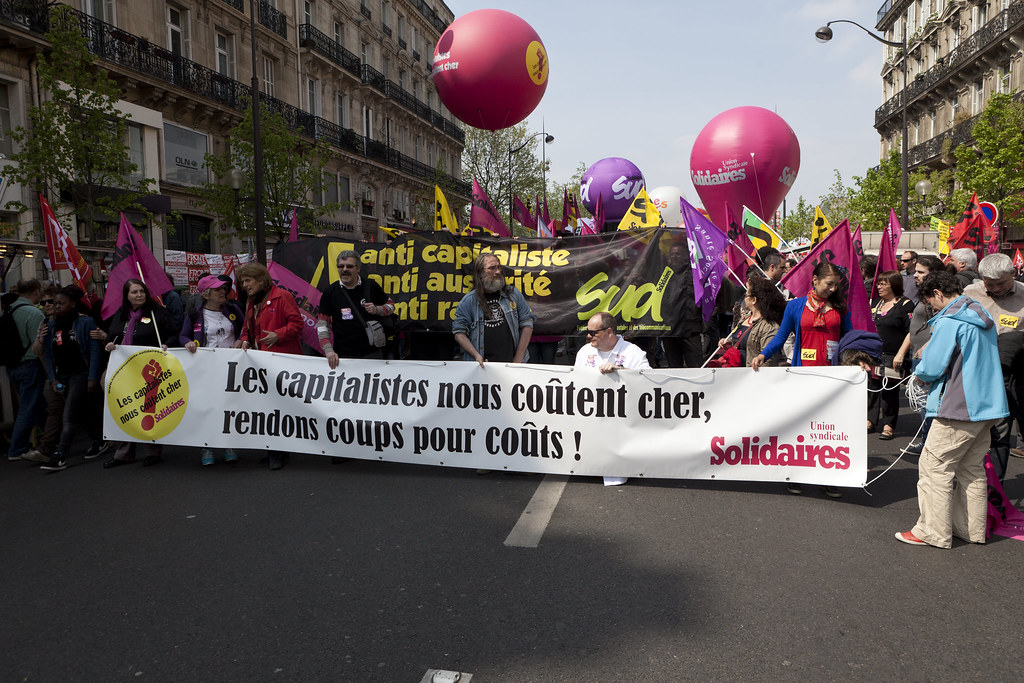 Left Demonstration - 12Apr14, Paris (France) - 01