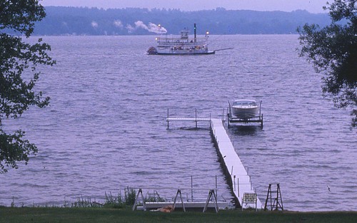new york sunset lake ny newyork point bay boat steam belle steamboat chautauqua bemuspoint sunsetbay bemus t1981 81sep15
