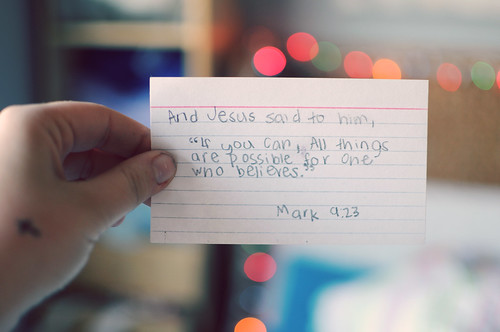 Mark 9:23 | Brittney Borowski | Flickr